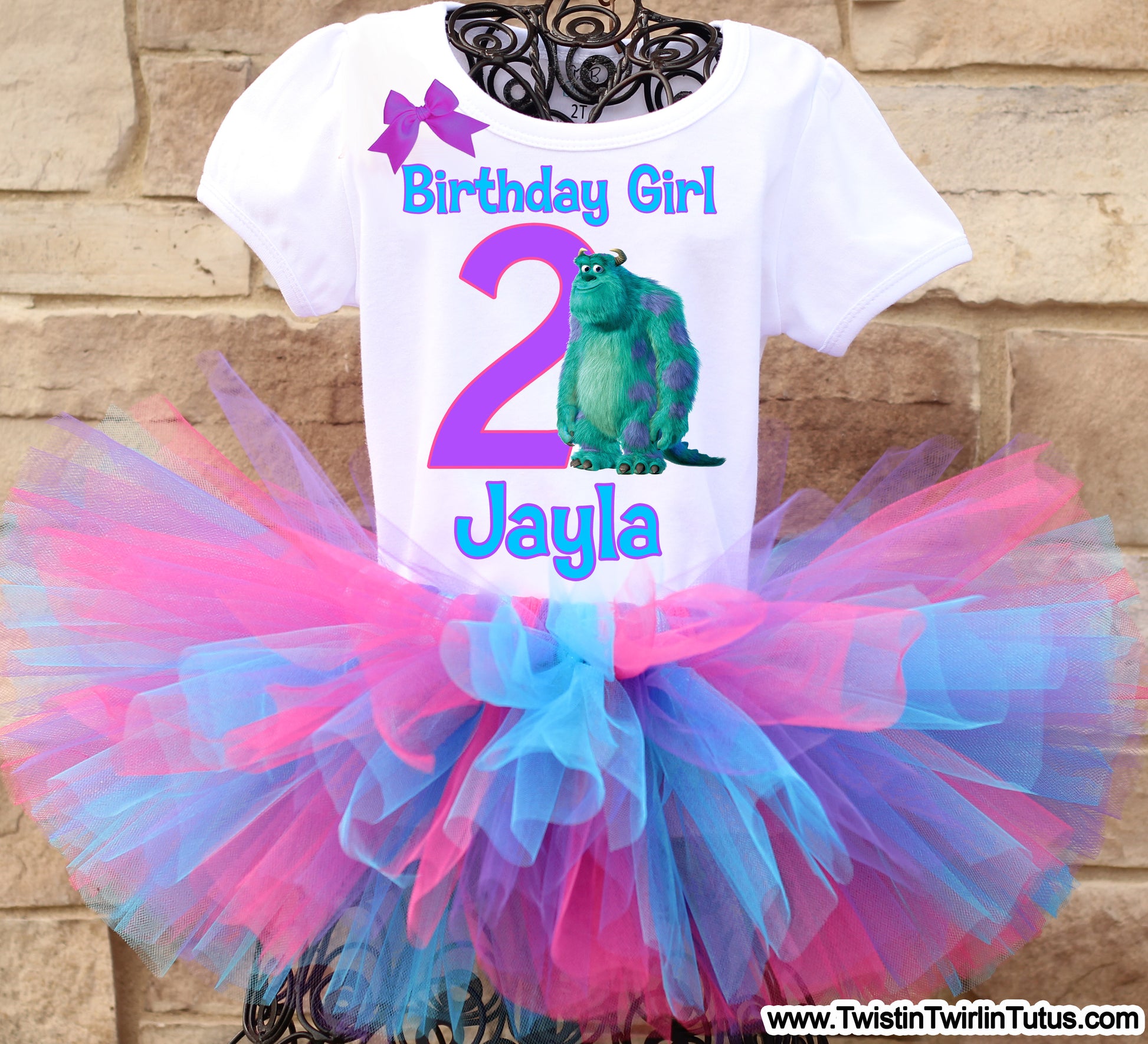 Monsters Inc Birthday Tutu Outfit