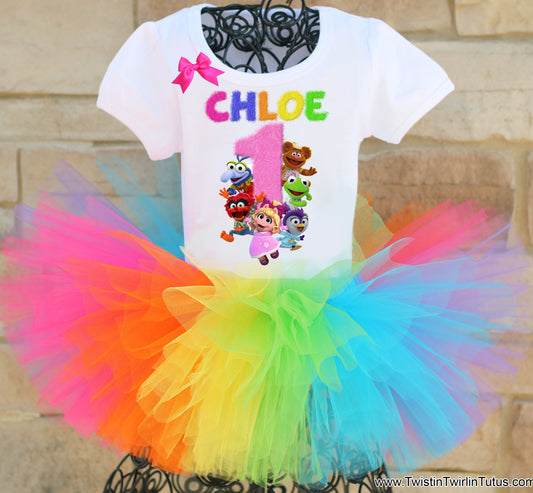 Muppet Babies Birthday Tutu Outfit