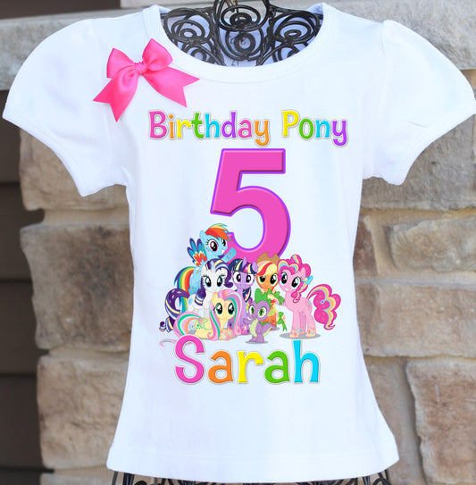 My Little Pony Birthday Shirt