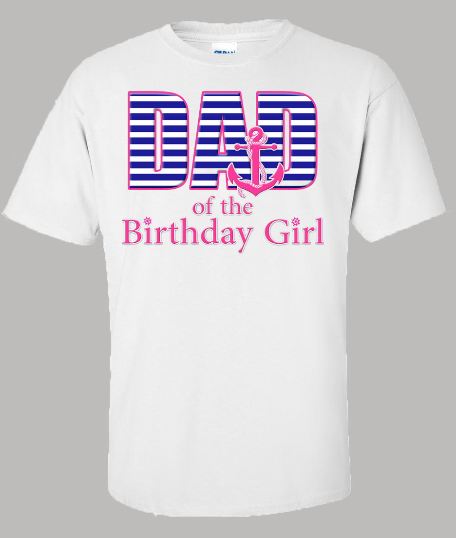 Nautical Dad Birthday Shirt