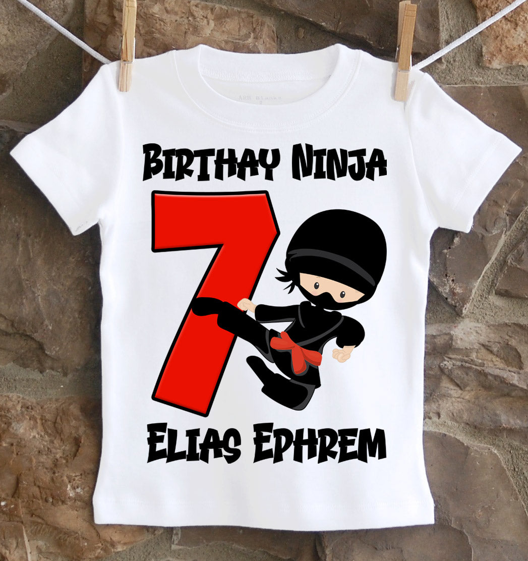 Ninja birthday shirt 