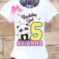 Panda birthday shirt