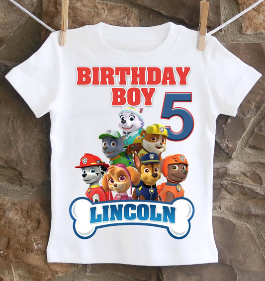 Paw Patrol Birthday Shirt