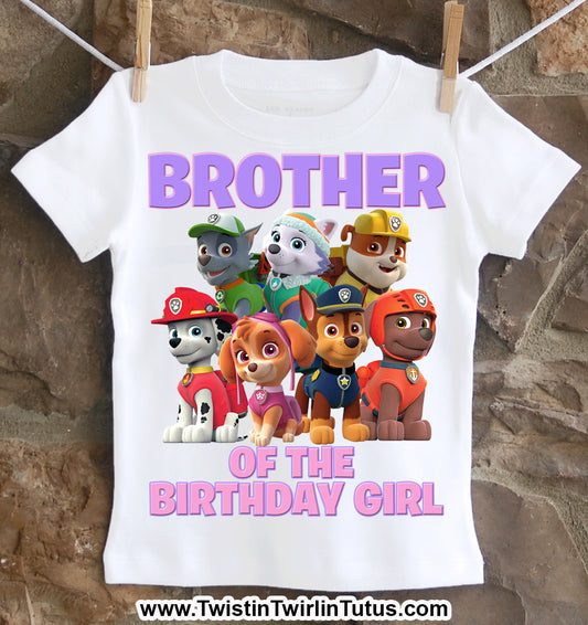 Paw Patrol Brother Shirt