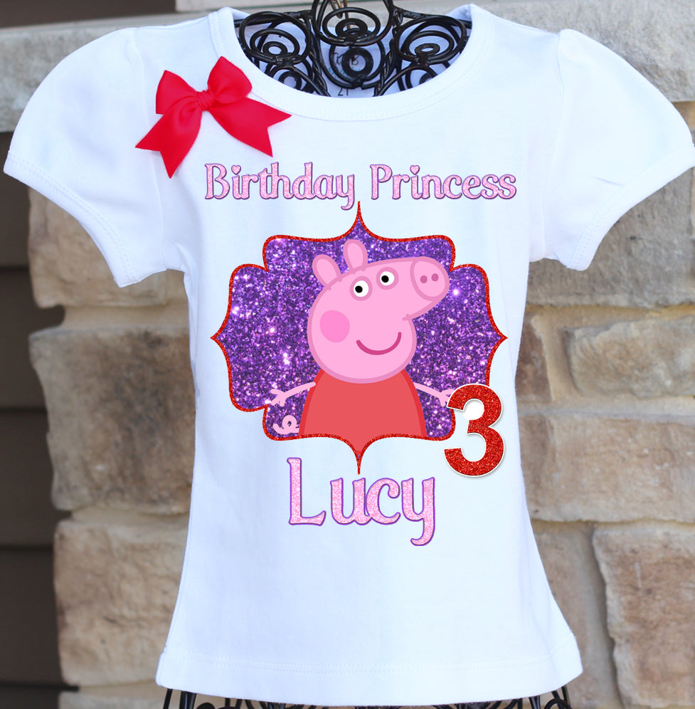 Peppa Pig Birthday Shirt