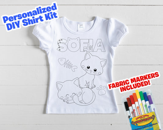 Color me shirt kitty