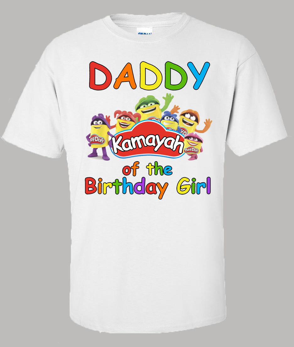 Play doh Dad birthday shirt