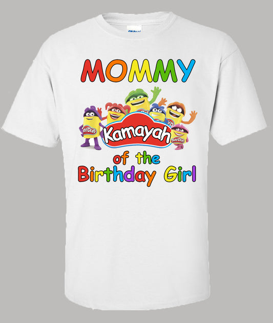 Play Doh Mommy Birthday Shirt