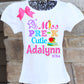 First Day of Prek Cutie School Shirt