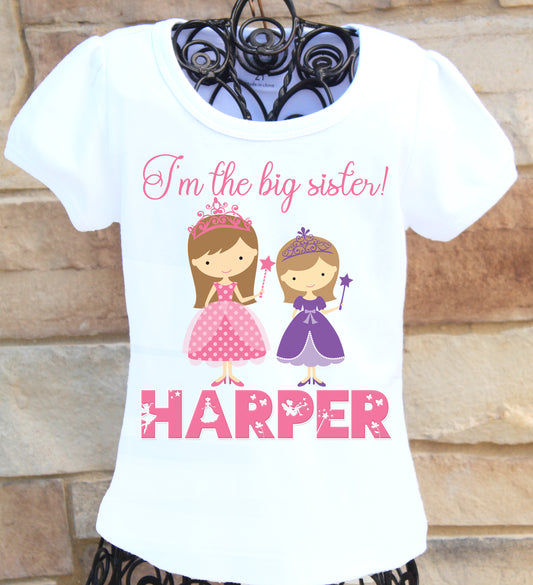 Big Sister princess shirt