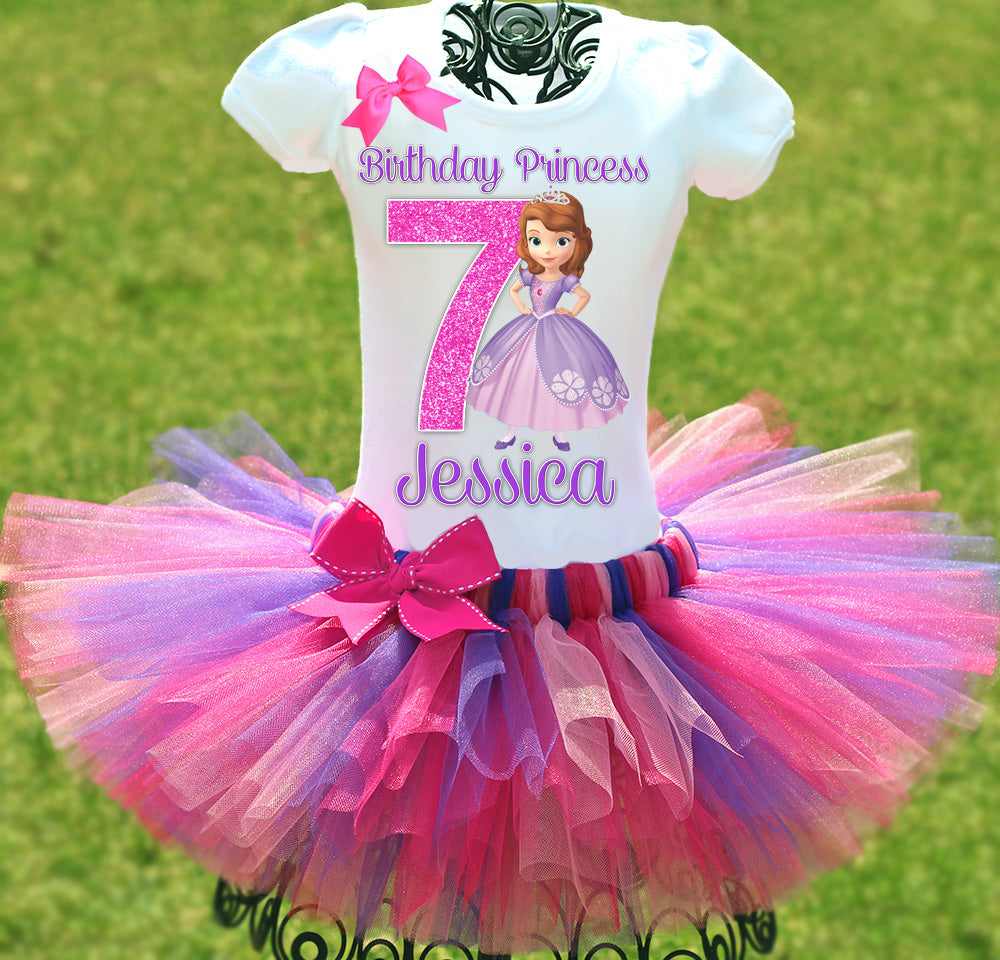 Princess Sofia birthday tutu outfit
