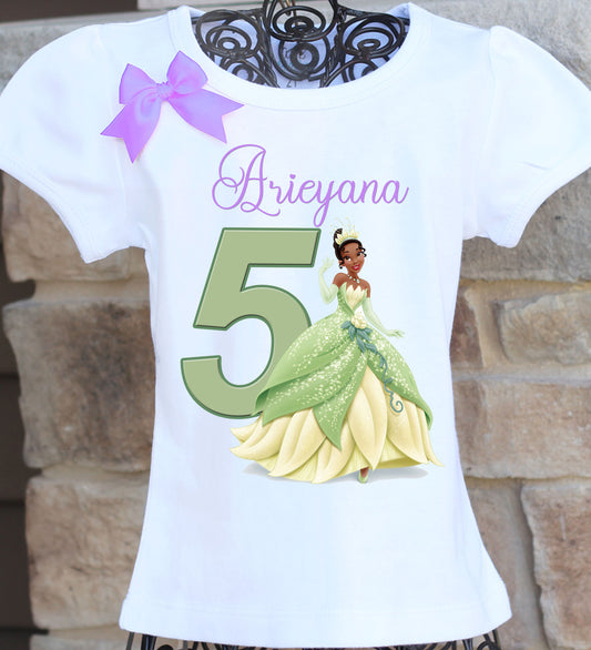 Princess tiana birthday shirt
