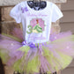 Princess Tiana and the Frog Birthday Tutu Outfit