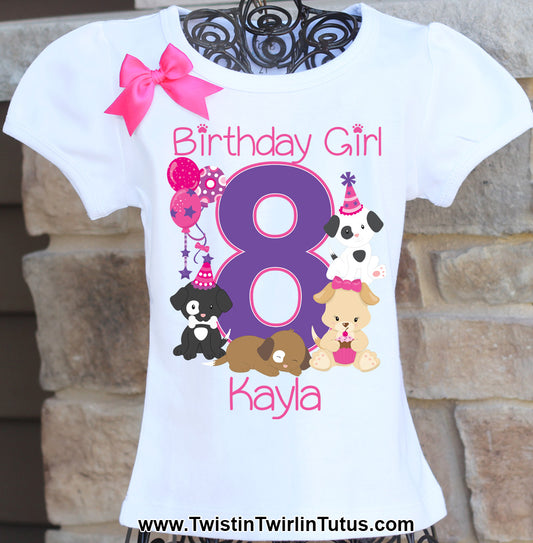 Puppies birthday shirt