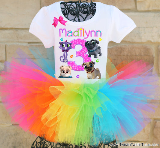 Puppy Dog Pals Birthday Tutu Outfit