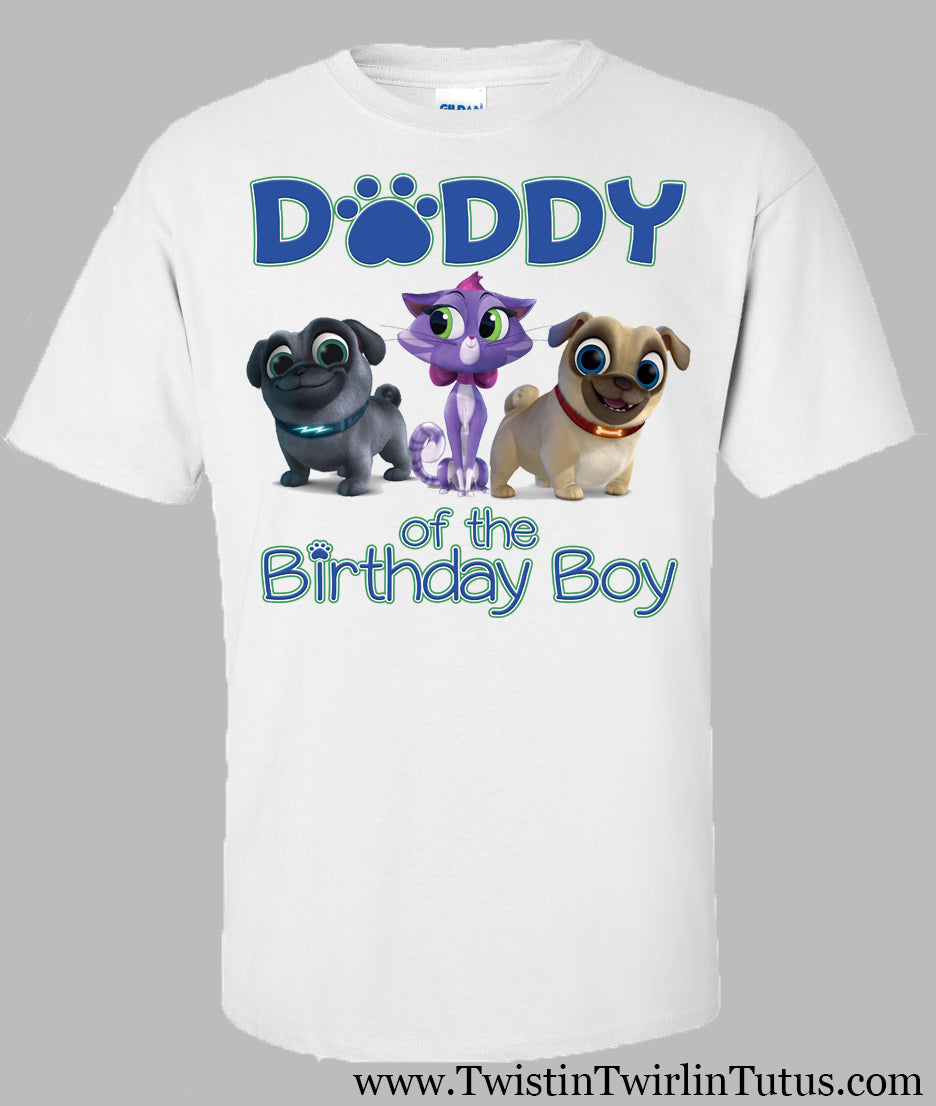 puppy dog pals daddy birthday shirt
