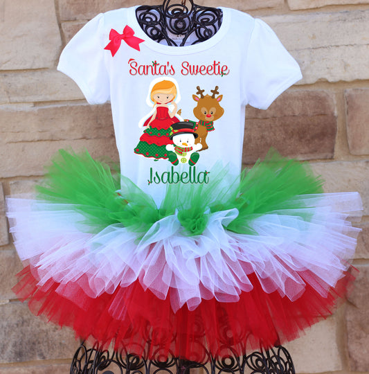 Christmas tutu outfit