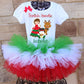 Christmas tutu outfit
