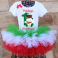 Christmas tutu outfit