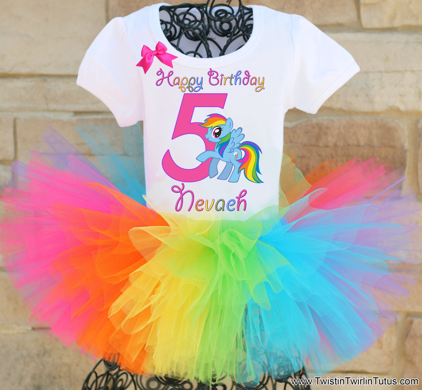 Rainbow Dash Birthday Tutu Outfit