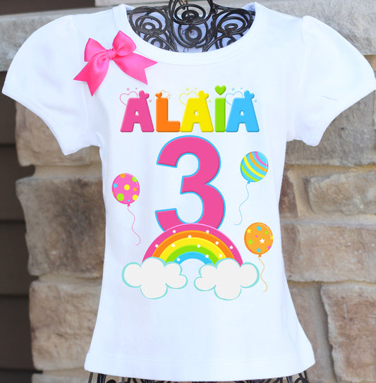 Rainbow Birthday Shirt