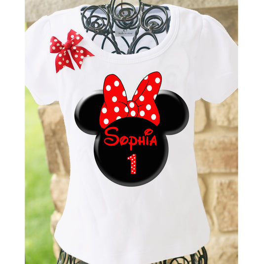 Minnie Mouse Birthday Shirt