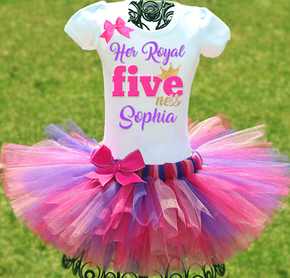 Her Royal Fiveness Birthday tutu outfit