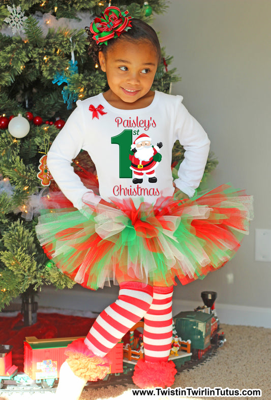 Santa First Christmas Tutu Outfit