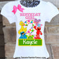 Sesame Street Birthday Shirt