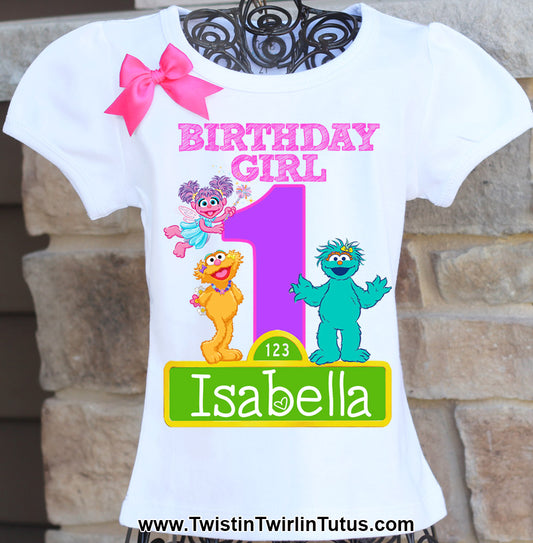 Sesame Street Birthday Girl Shirt