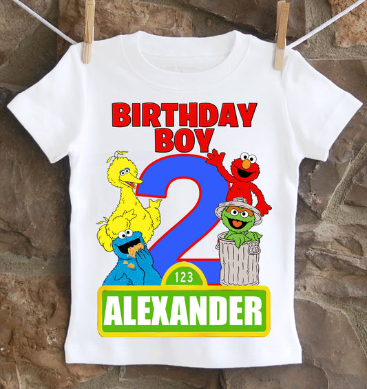 Sesame Street Birthday Boy Shirt
