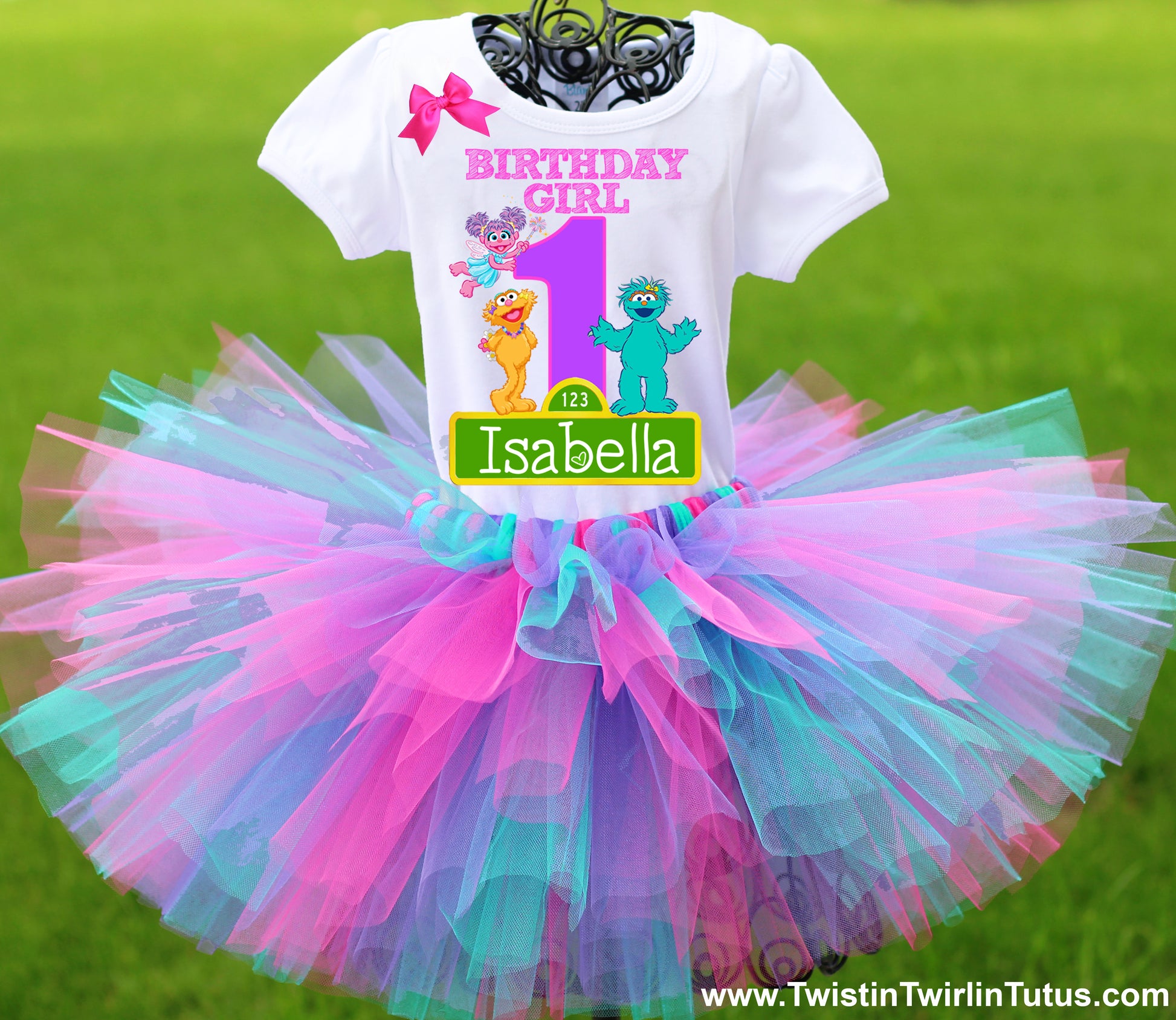 Sesame Street Birthday tutu outfit
