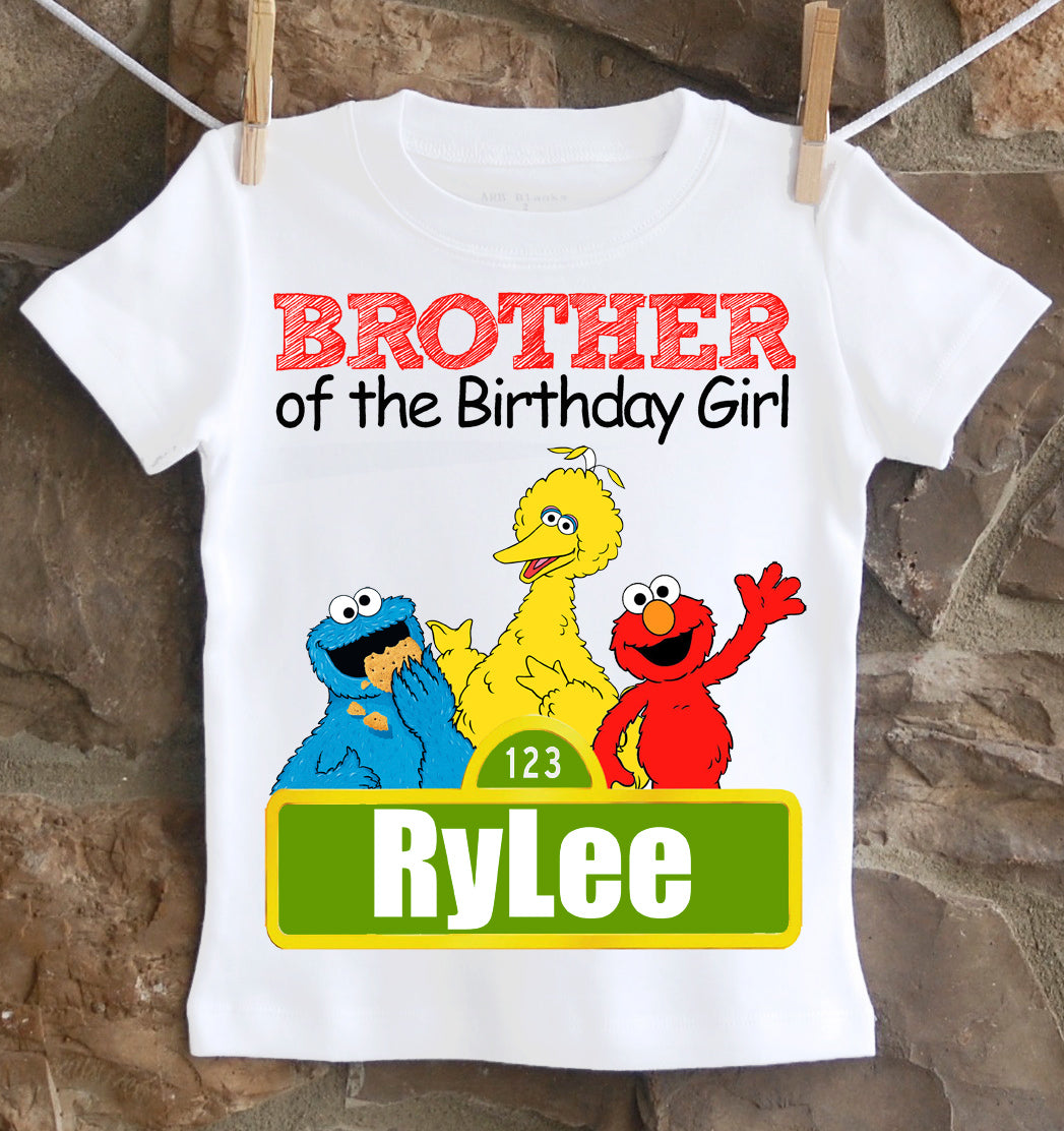 Sesame Street brother shirt