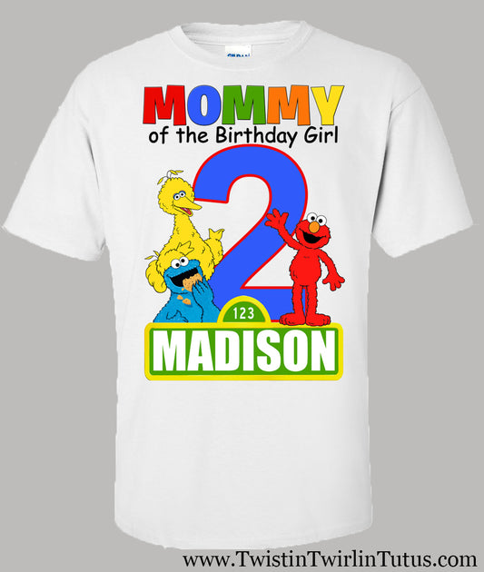 Sesame Street Mom Birthday Shirt