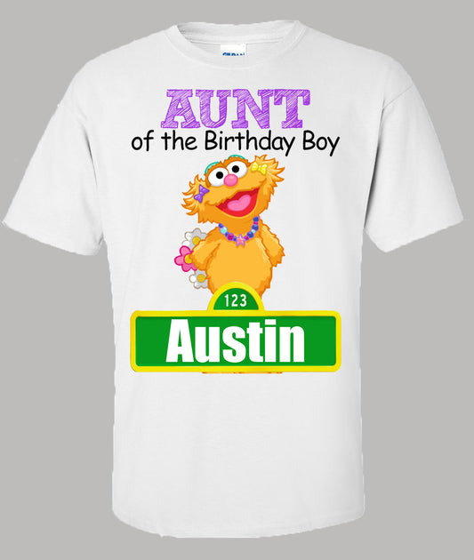 Sesame Street Birthday Shirt