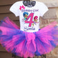 Shimmer and Shine birthday tutu outfit