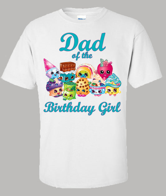 Shopkins Dad birthday shirt