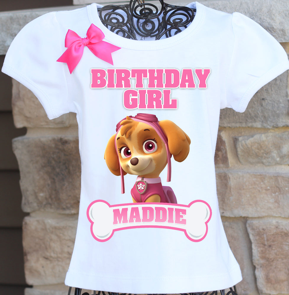 Skye Birthday Girl Shirt