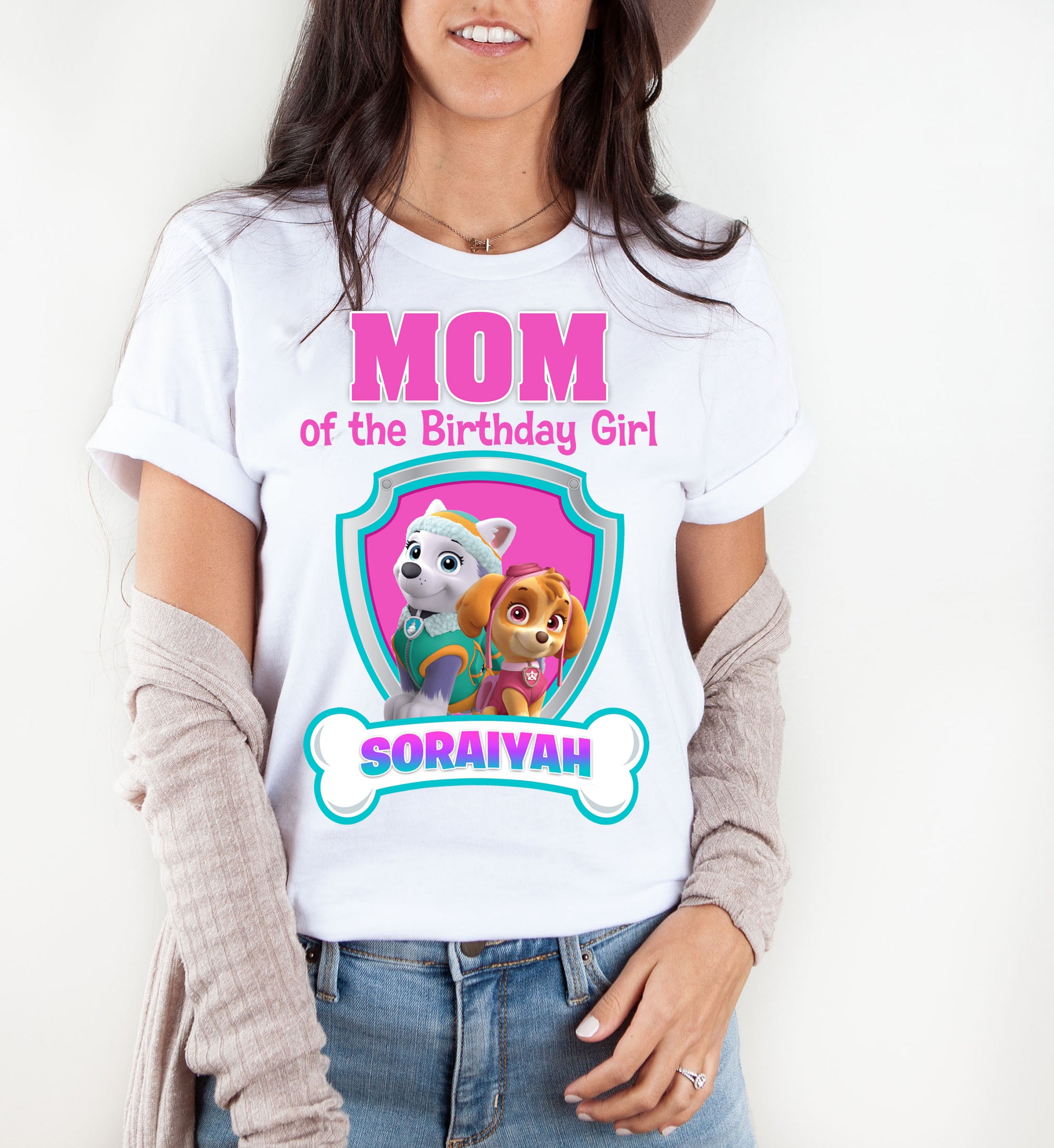 Womens Unicorn Mom Of The 2nd Birthday Girl Shirt Matching Mama