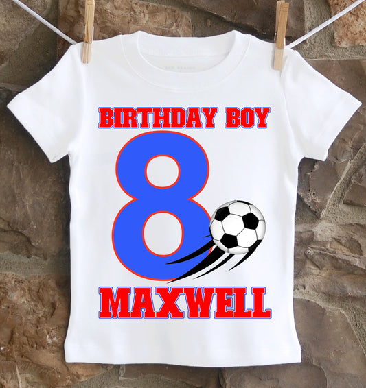 Soccer birthday shirt