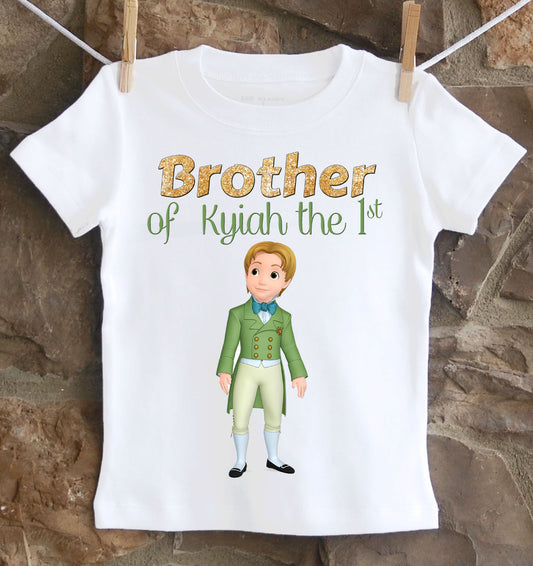 Sofia the first birthday brother shirt