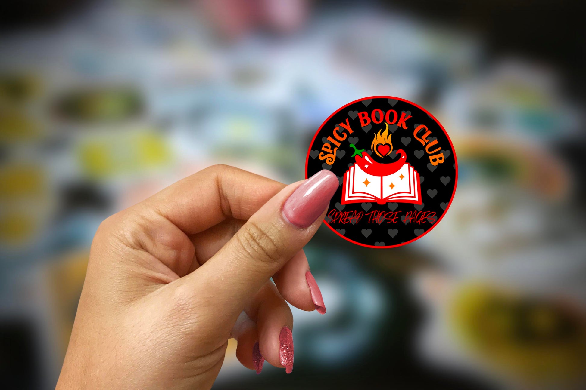 spicy book club spread those pages sticker