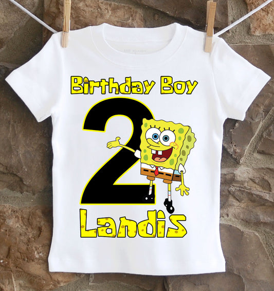 Spongebob Birthday Shirt