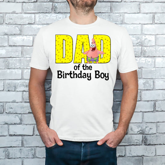 Spongebob Dad Birthday Shirt