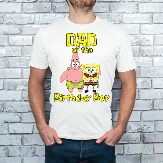 Spongebob Dad birthday shirt