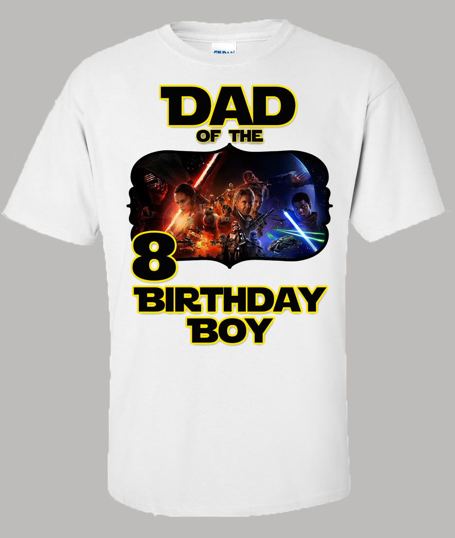 Star Wars Dad Birthday Shirt
