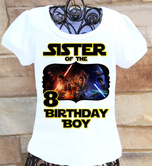 Star Wars Sister Birthday Shirt