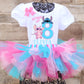 Stitch and Angel Birthday Tutu Outfit