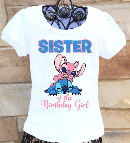 Stitch and Angel Sister Shirt