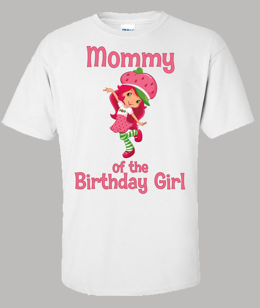 Strawberry Shortcake Mommy Birthday Shirt